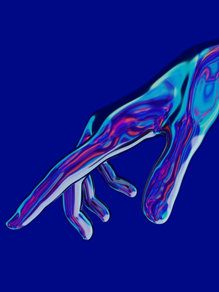 a-blue-and-purple-image-of-a-persons-hand-pp7mdtijfka A blender render. Thanks to Loïc Norgeot for the free model.
